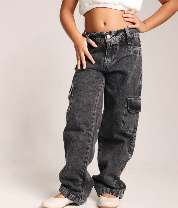 Calça Cargo de 2 bolsos Inf