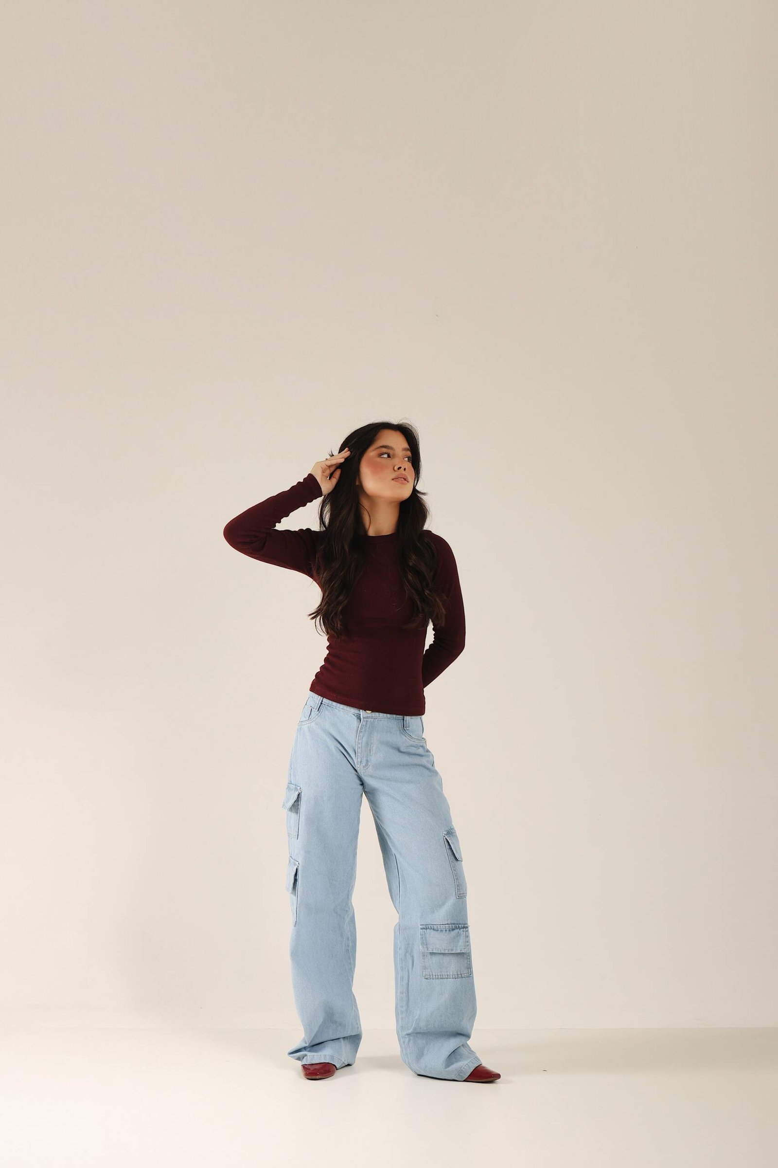 Calça Cargo de 4 Bolsos Juv - Imagem 4