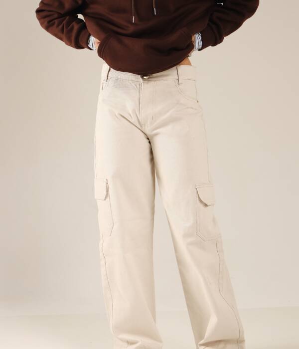 Calça Cargo Cor de 2 Bolsos Juv